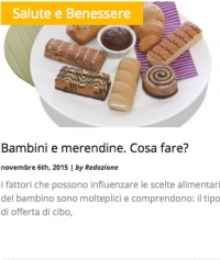 Bambini e merendine. Cosa fare?